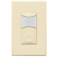 SensorWorx Wall Switch Sensor - PIR - Manual On - Stand Alone - 12-24V - Light Almond
