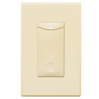 SensorWorx Wall Switch and Load Controller For Wireless Sensors - 120-277V - Light Almond