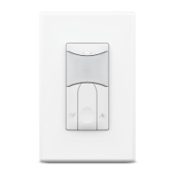 SensorWorx Wall Switch Sensor - Humid Environment - Dual Tech - Manual On - 0-10V Dimming - Stand Alone - 12-24V - White