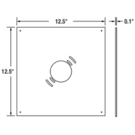 Sylvania 12.5" Mounting Plate - Bronze