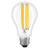 Sylvania A21 LED Filament HID Retrofit Lamp - Clear Lens - 18W - 5000K - 2,605 Lumens - 120-277V