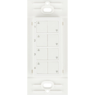 Task Lighting Quattro Wireless Controller - 4 Zone - White