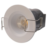 Lotus 2" Mini LED Round Recessed Downlight - Wide Trim - 3000K - 24V - Black