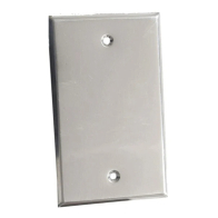 Westgate One-Gang Blank Cover - Galvanized