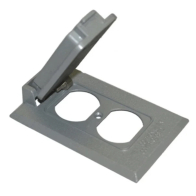 Westgate One-Gang Lockable Duplex Outlet Cover