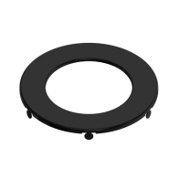 RAB BLACK TRIM FOR 4" ROUND WAFER DOWNLIGHT