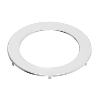 RAB BRUSHED NICKEL TRIM FOR 6" ROUND WAFER DOWNLIGHT