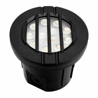 Westgate WLL-106 Integrated LED Well Light - Louvered Lens - 5W - 3000K - 500 Lumens - 12V - Black