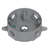 Westgate Round Weatherproof Box - 3/4" Trade Size - 5 Outlet Holes