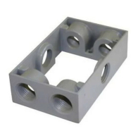 Westgate One-Gang Extension Box - 1/2” Trade Size - 6 Outlet Holes