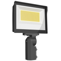 RAB X17 LED Flood Light - Slipfitter Mount - Photocell - CCT Selectable - 120-277V - Bronze