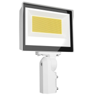 RAB X17 LED Flood Light - Slipfitter Mount - Photocell - CCT Selectable - 120-277V - White