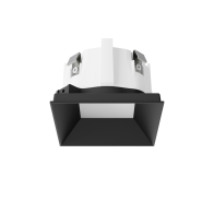 DMF Lighting X-Series 2" Square Downlight Beveled Flangeless Trim - Black