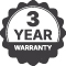 3 Year Warranty