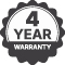 4 Year Warranty